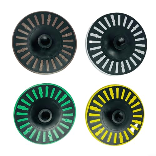 Discos de cerdas de 4.5 pulgadas con rosca 5/8-11 para amoladora angular 6