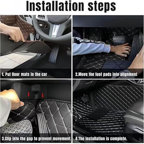 Alfombrillas de coche para Benz S214 AMG-Line T-Modell con set de alfombras a medida impermeable 8