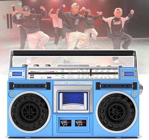 Enceinte cassette portable et lecteur CD rétro pour sauvegarder vos bandes sur USB
