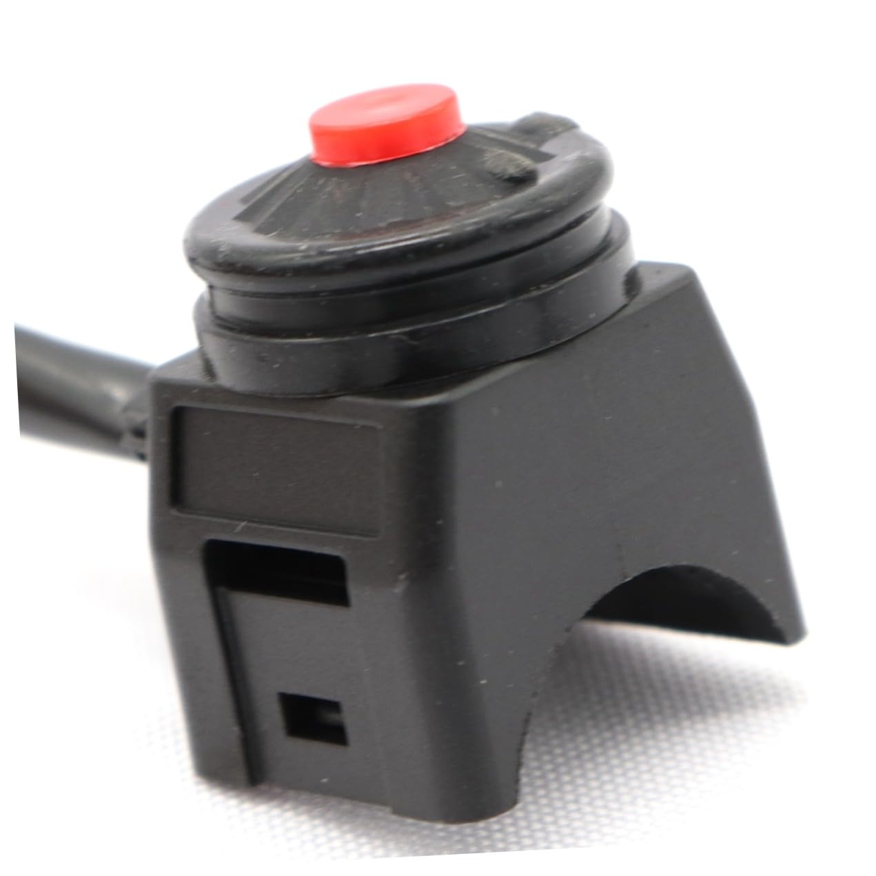 Interrupteur Moto 12v 7/8 Pouces Bouton Noir Abs PC