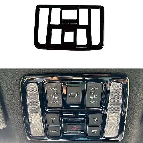 Hyorabyn トヨタ 新型ヴォクシー 90系 / 新型ノア 90系 令和4年1月〜専用フロントリーディングランプ 装飾パーツルームランプドレスアップアクセサリーABS ピアノブラック