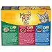 Meow Mix Tender Centers Basted Bites Dry Cat Food, Chicken & Tuna Flavor, 3 Pound (Pack of 4) + Tender Favorites Wet Cat Food Surf 'N Turf Variety Pack, 2.75 Ounce (Pack of 48) Bundle