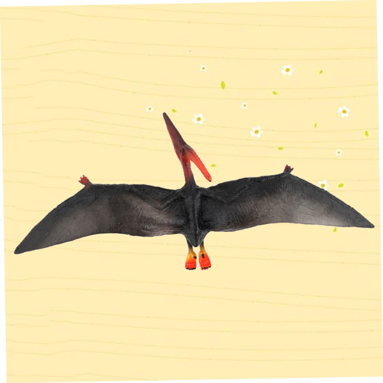 Toyvian 3pezzi Pterosaur Model Pvc Educativo Per Realistico Per Collezione e Decorazione Per Feste Tema