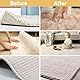 WEHOOM Teppich Stopper rutschfest, 24 Stück Teppich Antirutsch Pads, Teppich Ecken Fixieren, Wiederverwendbar Antirutsch Teppich, Waschbar Teppichstopper Antirutschpads Geeignet für Böden Teppiche
