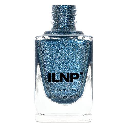 Image of ILNP Arctic Lights - Icy Blue Holographic Metallic Nail Polish