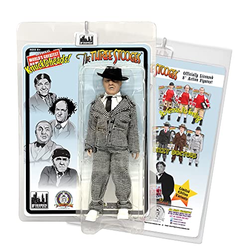 The Three Stooges 8 Inch Action Figures Series: Gangster Series Set Of All 4 #TOP2