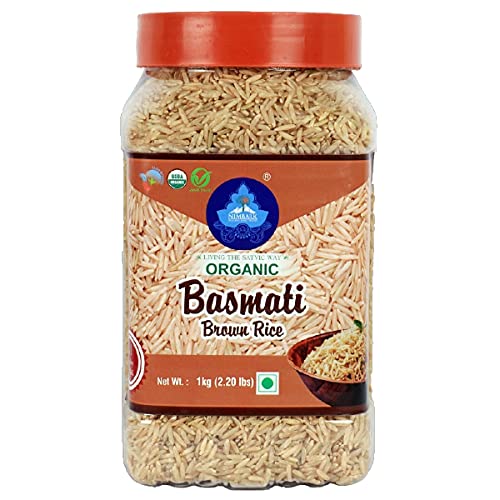 Nimbark Organic Brown Basmati Rice 1 KG Helps in Weight Management