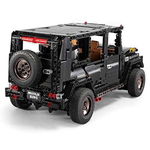 Foxom Technik Bausteine Auto G500 AWD Wagon Racing Auto, 1662 Teile 1:10 2.4G Geländewagen Bausteine… – Bild 7