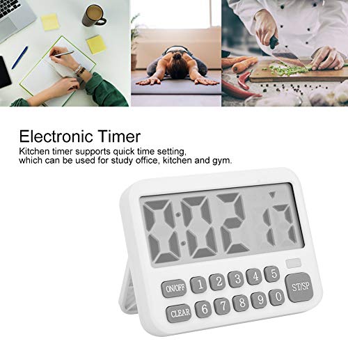 Kitchen Timer, Large Screen Digital Electronic Movement Timer, Portable Kitchen Time Reminder Timer For Study Office, Kitchen, Gym #TOP1