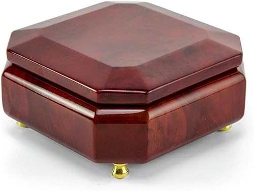 Impresionante joyero de madera octogonal biselada estilo clásico con música muchas canciones para elegir I'm A Little Teapot