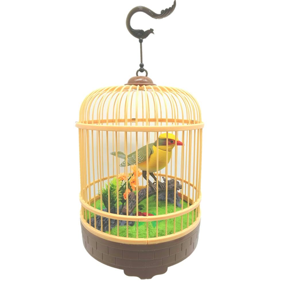 Amazon.co.jp: 鳥 装飾 玩具 置物 音センサー おもちゃ バード 小鳥