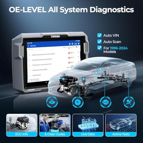 Image of TOPDON AD900 Lite OBD2 Scanner, Bidirectional Scan Tool, 8 inch Large Screen