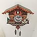 JOONIEHOUSE Traditional Black Forest Cuckoo Clock, Newly Wood Coo Coo Clock Decorative Wall Clock with Pendulum and Chiming Function - Perfect Wall Clocks for Home Livingroom Decor