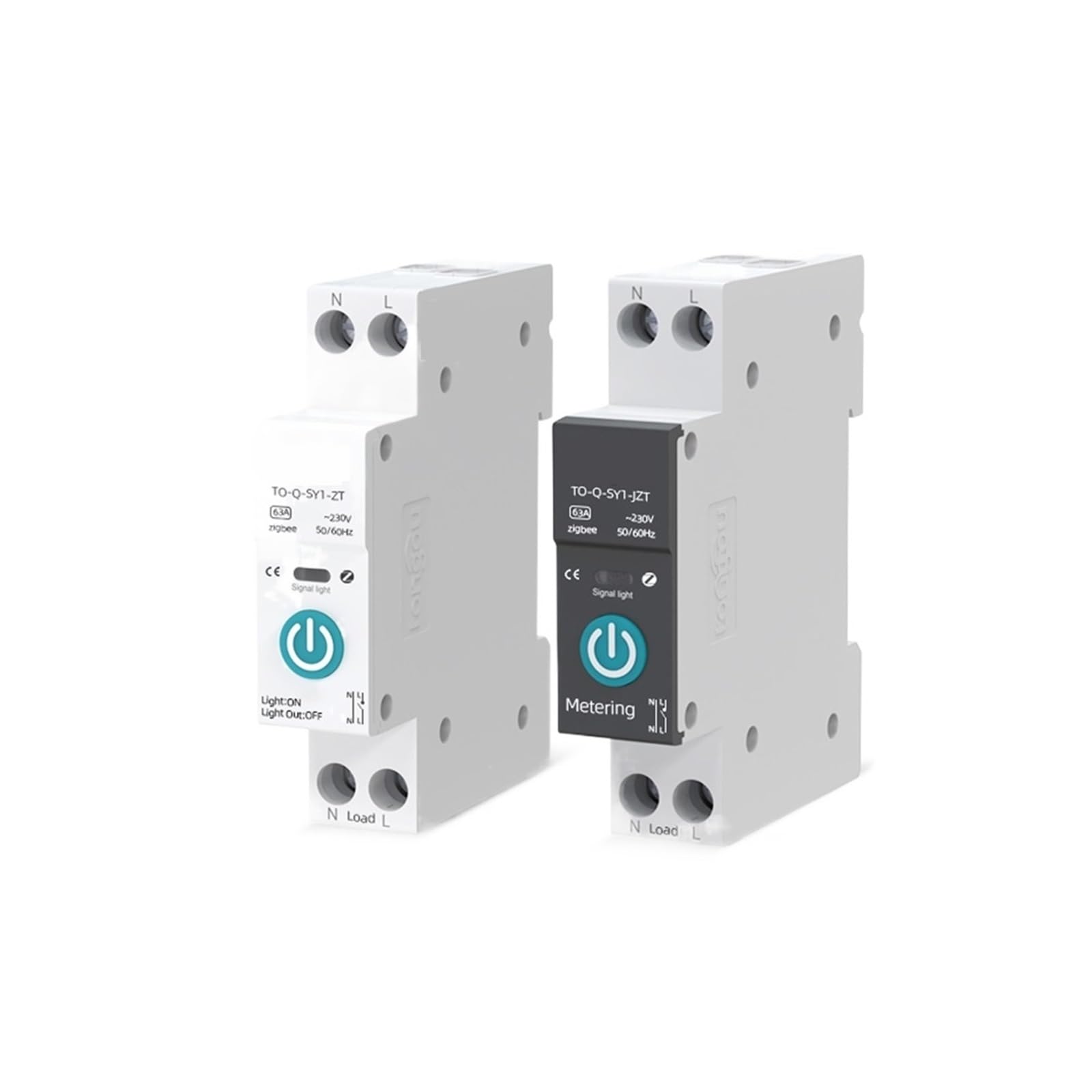 TUYA ZigBee Smart Circuit Breaker Misurazione Della Potenza 1P 63A Guida DIN For Smart Home Telecomando Senza Fili Smart Switch Monitoraggio efficiente dell'energia ( Size : Gateway , Color : ZigBee 3