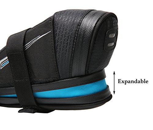 image for Roswheel 131432L Ultralight 0.6L Bike Saddle Bag Bicycle Under Seat Po