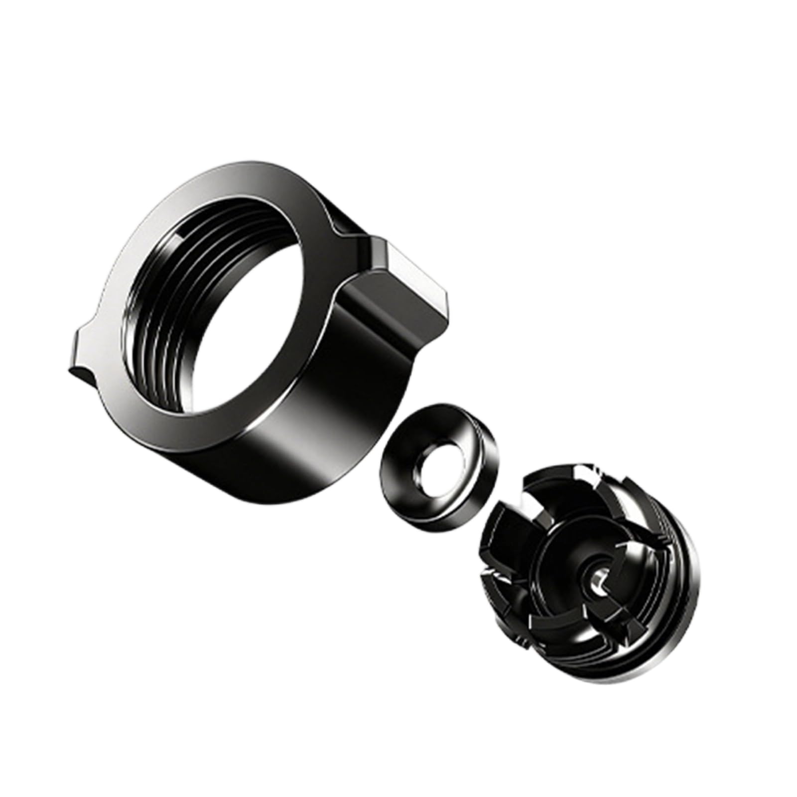 Ljmyy Threaded Metal Base Nut For 17mm Ball Socket Fit Magnetic Phone Stand Dashboard Mount Phone Stand Accessory