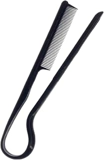 CALANDIS Hair Straightening Comb Firm Grip Flat Iron Comb for Home Hairdressing Salon | Brushes & Combs