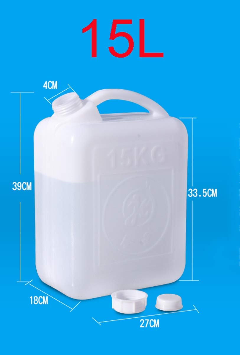 Tanica Acqua Campeggio Tanica Acqua Plastica Secchio d'Acqua Campeggio Serbatoio d'Acqua Caravan Contenitore per Portatore d'Acqua per Acqua Potabile Frigo E Succo (Size : 15L)