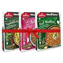Haldirams Ready to Eat Choley, Pulao, Dal Makhani X 2 Pcs Each 300 g