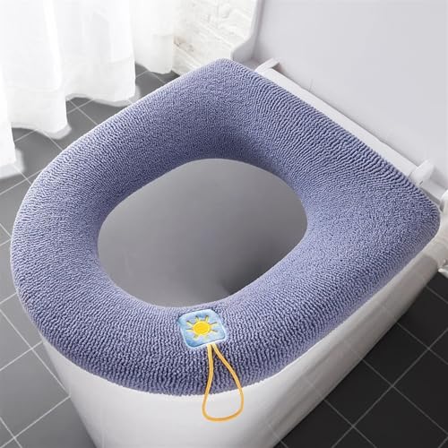Accessoires chauffants wc avec housse de siège de toilette lavable et douce