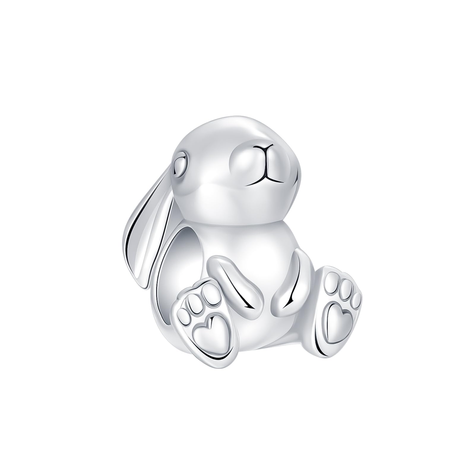 LUXILLA Charms for Bracelets & Necklace 925 Sterling Silver Charms Elephant Happy Birthday Charm Fit for Valentine's Day Mother's Day Jewelry Gift for