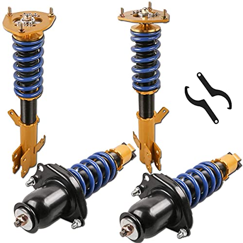 MOSTPLUS Coilovers Struts Compatible for 2003 2004 2005 2006 2007 2008 Toyota Corolla E120 E130/2003-2008 Matrix Adjustable Lowering Suspension Kit (Set of 4)