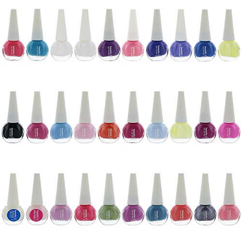 Tweets Finger Nail Polish Color Lacquer Collection Set (30 Piece Set)