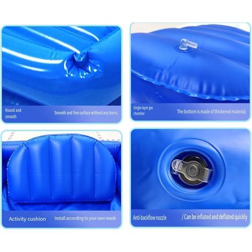 Bañera inflable para pacientes postrados en cama con soporte plegable 6