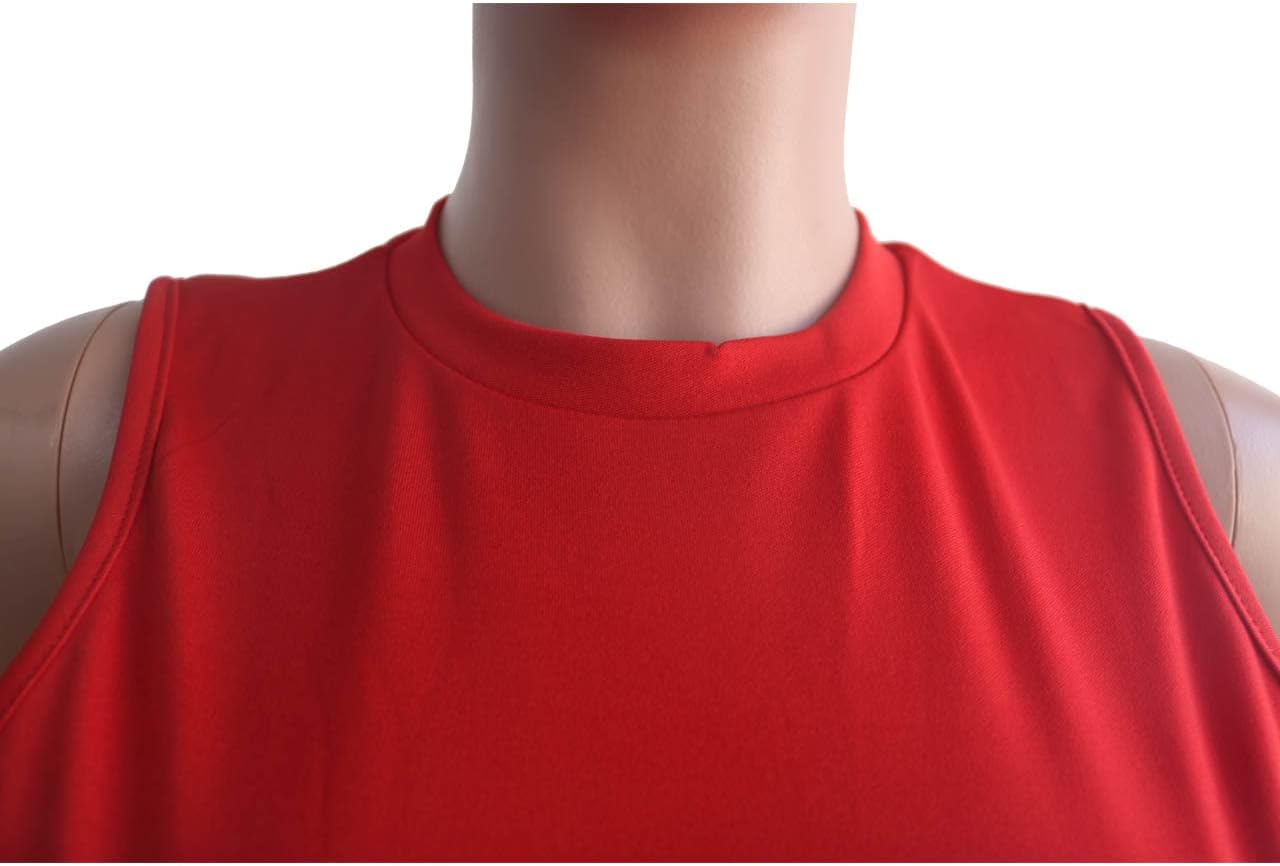 MESLIMA Workout Sets for Women 2 Piece Outfits Sleeveless Tank Top with Tassels Solid Long Pants Sweatsuit - Image 4