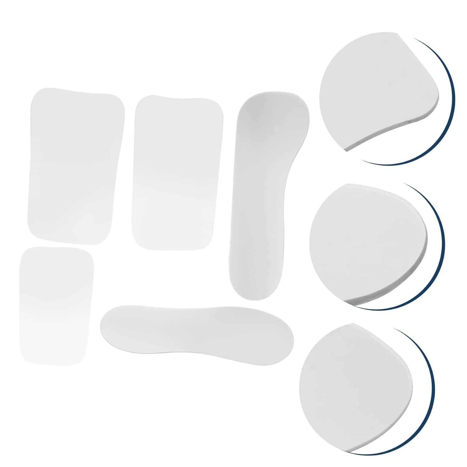 5Pcs Premium Mirrors High Definition Observation Tools for Oral Cavity for Dentist and Home Use Safe and Comfortable with Polished Edges