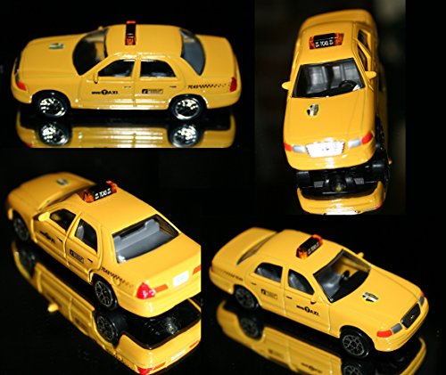 Taxi Daron NYC Ford Crown Victoria 1:64 escala miniatura 3