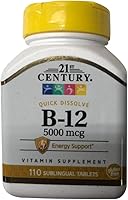 Vista 1 de 21st Century B12 5000mcg 110ct - 3 botellas (3)