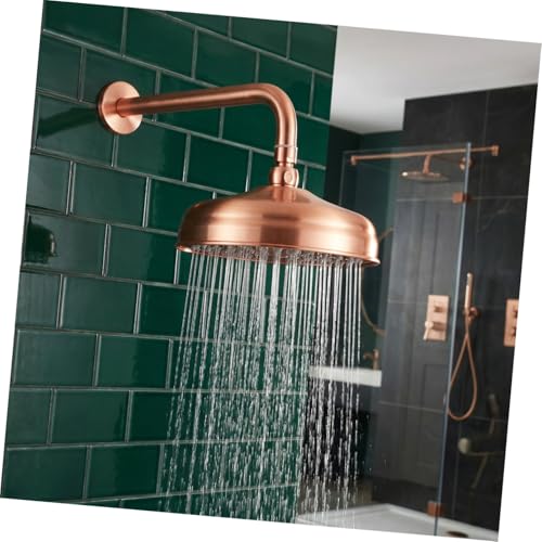 Pomme de bain en cuivre massif Toddmomy douche rétro suspendue - 7