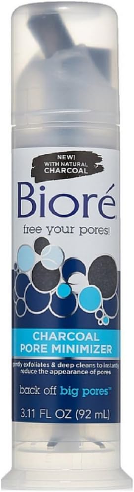 Biore Charcoal Pore Minimizer 3.11 Ounce (92ml) (6 Pack)