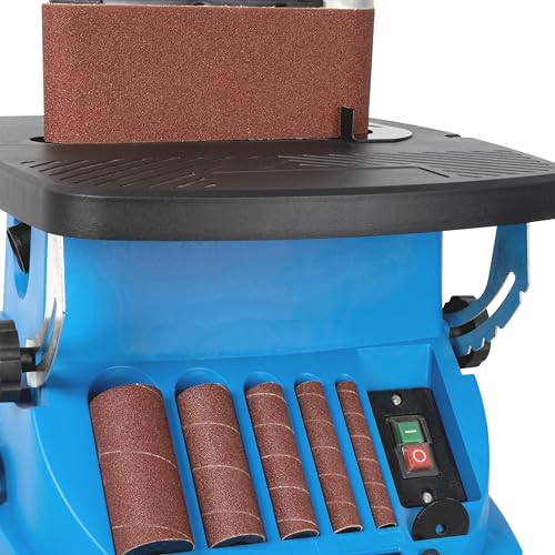 Güde 38364 Schleifzubehör-Set K80 6-tlg. (passend zu Güde #38353 Spindel-Bandschleifmaschine GSBSM 450) Rot