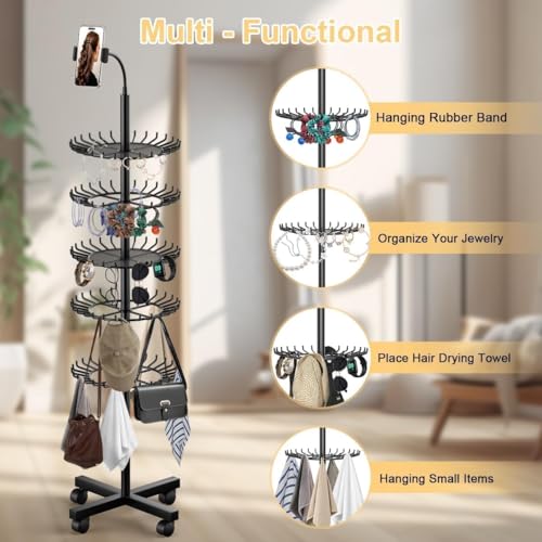 Support pour extensions de cheveux 140 pinces en matériel durable - 8