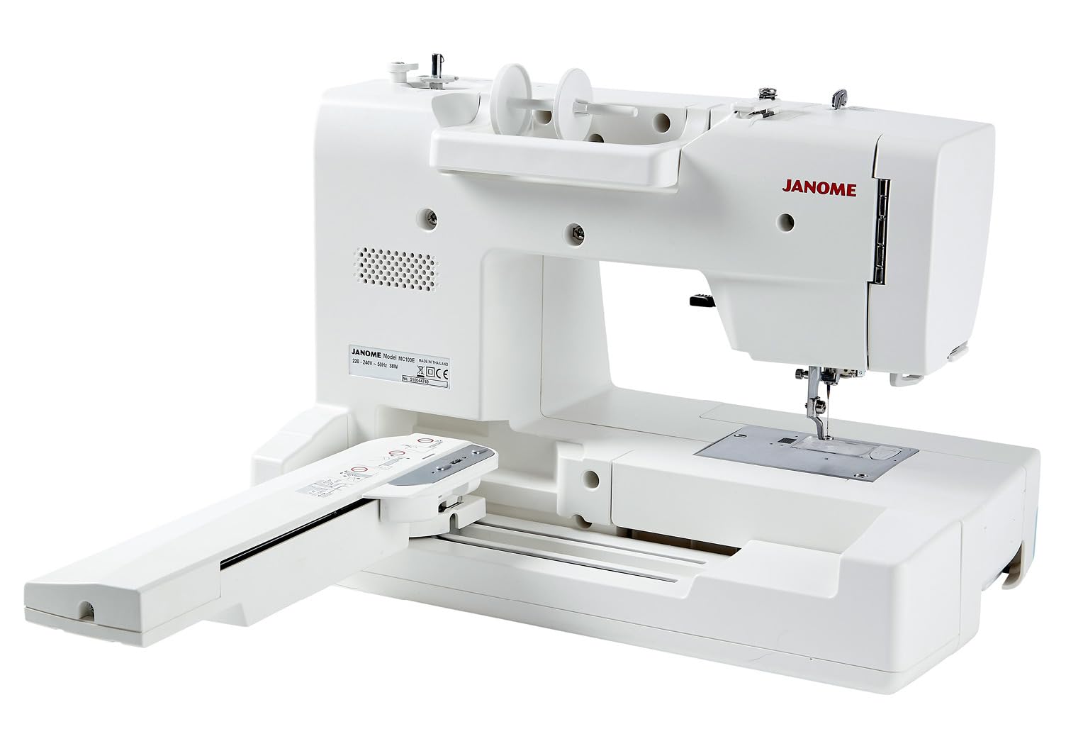Janome Memory Craft 100E solo máquina de bordar - bordado máximo 5.5" x 5.5"