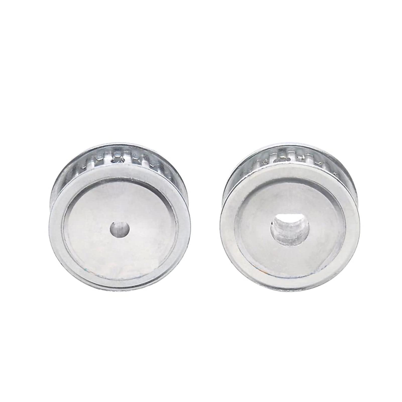 Produktbild von 1x Zahnriemenrad 3M BF Type 55 – Aluminiumlegierung, Gestufter Nabenansatz, 11mm Nutbreite, 17mm Bohrung, Keilnut 5x2,3mm, Für 3D-Drucker & Automatisierung