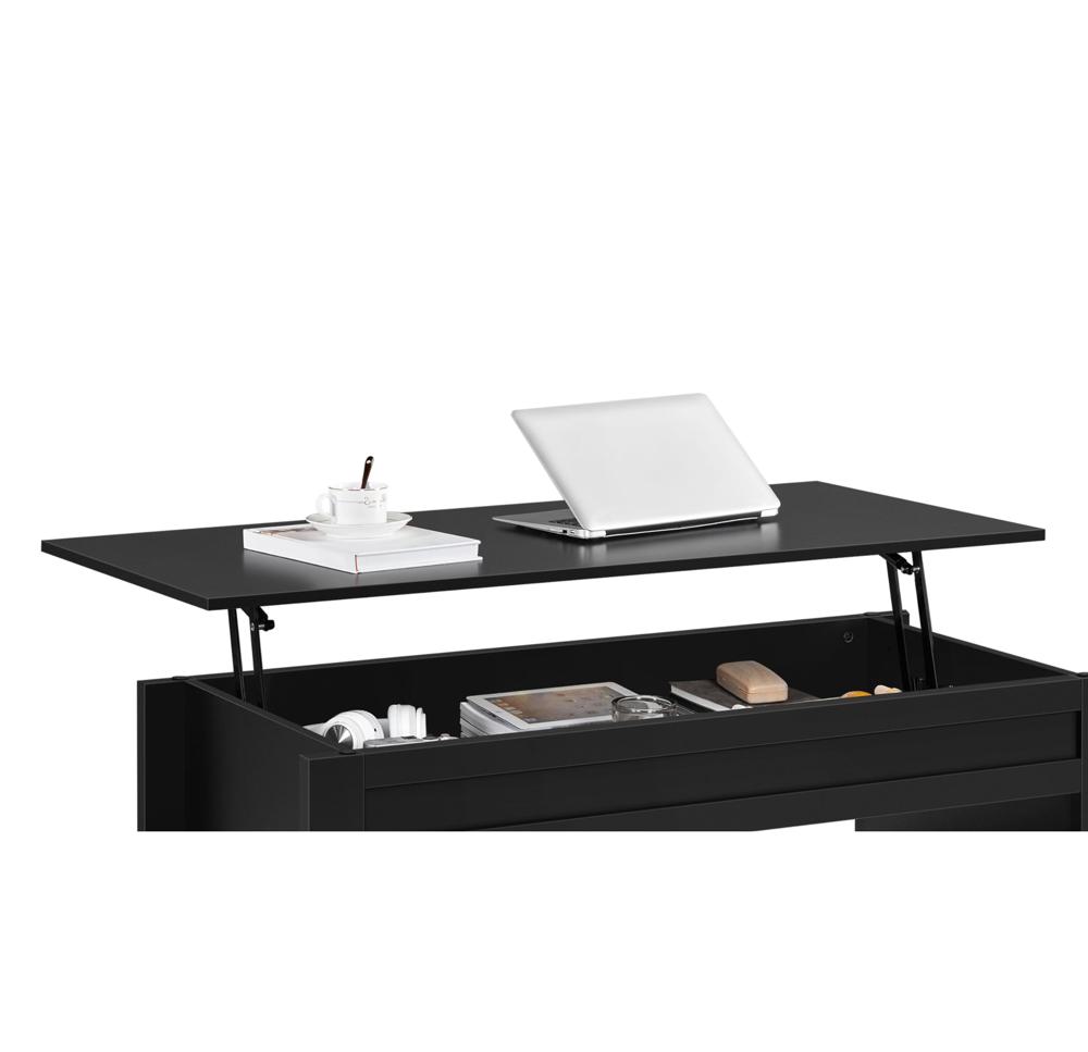 Amazon.com: Yaheetech Black Coffee Table, Lift Top Coffee Tables