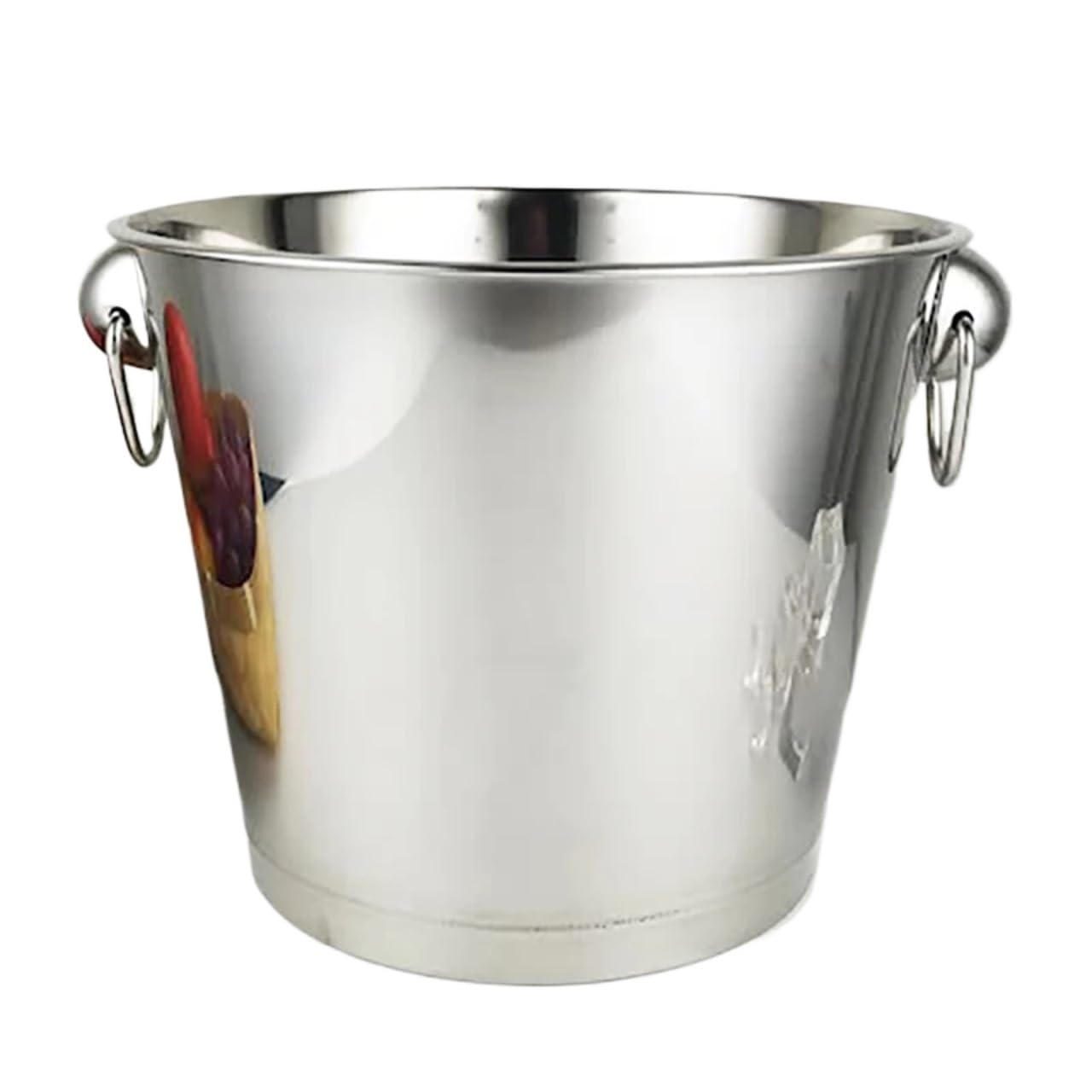 Cubo de Hielo de Acero Inoxidable de 5 l for Bar, champán, Cerveza, Vino Tinto Espesado. per Casa, Bar