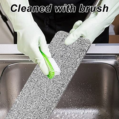 7Pcs Microfiber Mop Replacement Cleaning Pads 13"X4.7" For Wet/Dry Mops Flat Replacement Heads For Floor Cleaning And Scrubbing Microfiber Pros Reusable Mop Pads Compatible With Floor Care System #TOP3