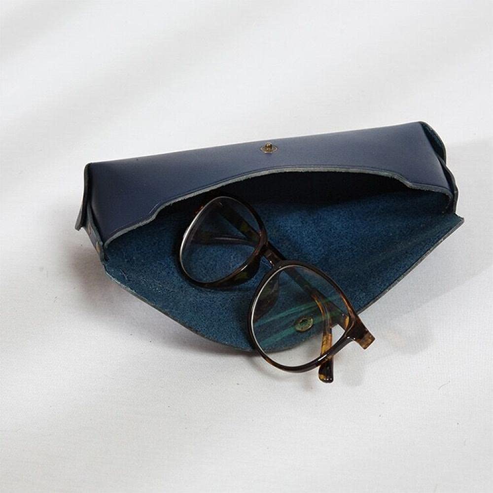 Brillenetui Sonnenbrillen Etui Glasses Case Sunglasses Case 19Cm Retro Bleistiftkoffer Gemüse Gegerbtes Leder Leder Bleistiftkoffer Aufbewahrungstasche Bleistiftkoffer Kosmetiktasche Gläser Fall-Grün