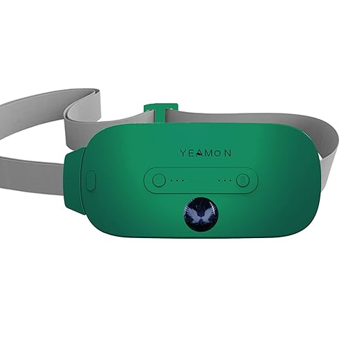 Yeamon Portable Cordless Heating Pad, Electric Waist Belt Device, 3 Heat Levels, 3 Vibration Massage Modes, Back or Belly Heating Pad for Women and Girls (Green) - Green