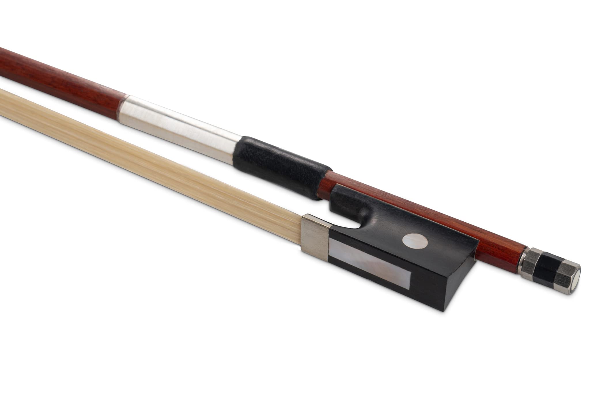 Gewa Violinbogen Massaranduba Schüler 3/4 Ebenholzfrosch, kantige Stange
