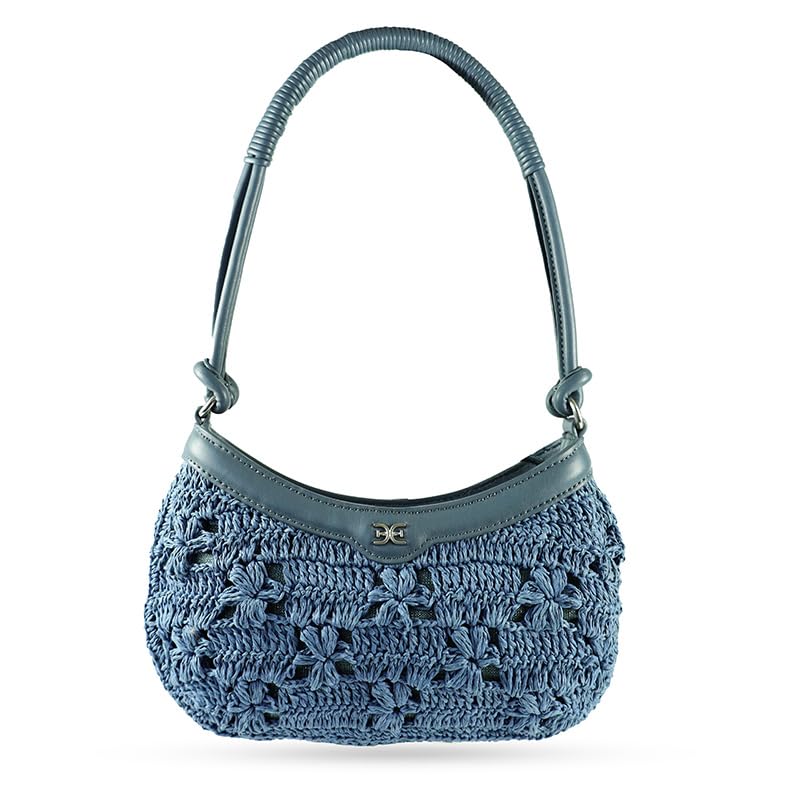 Sam Edelman Layla Floral Raffia Shoulder Bag