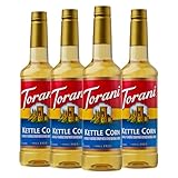 Torani Kettle Corn Flavored Drink Syrup,...