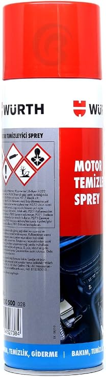 Würth 2X Motor Temizleyici Sprey 500 ml (Su Gerekmez)