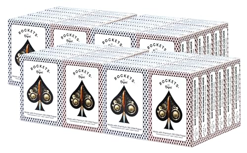 Regal Games Rockets – Bulk-Spielkarten-Set für Erwachsene & Profis – 48 Standard-Decks, Pokerkarten für Blackjack, Euchre, Canasta – Poker-Größe, Casino-Qualität, Reise- & Spieleabendkarten