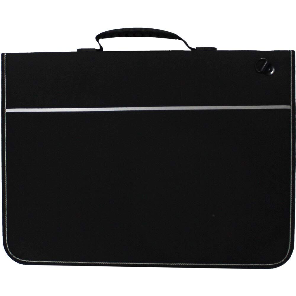 QuartzArtcare 15473010 64 x 5 x 49 cm A2 Synthetic Material Portfolio, Black
