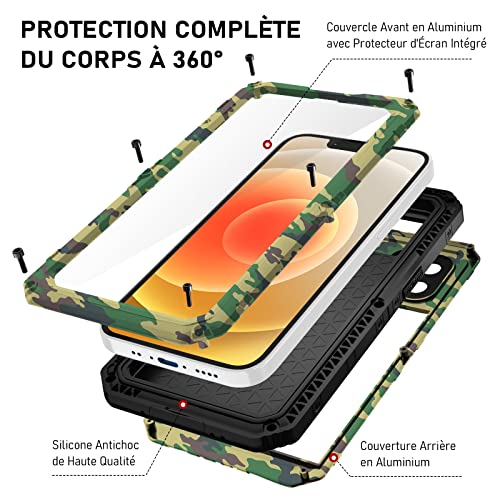 Coque étanche iPhone 12 Mini avec protection militaire anti-choc - 6